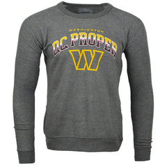 Washington Commanders DC PROPER Signature Raglan Vintage Pullover Sweatshirt Heather Gray | NFL