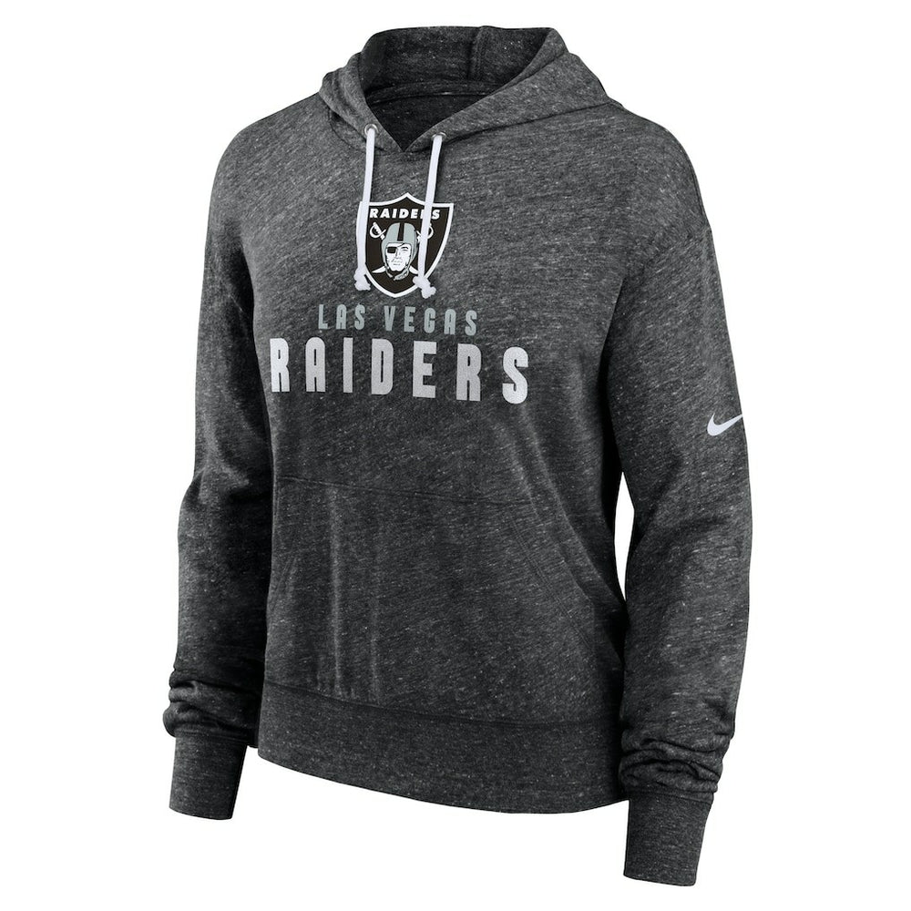Las Vegas Raiders Women's Gym Vintage Lightweight Pullover Hoodie Black | Nike for Sale