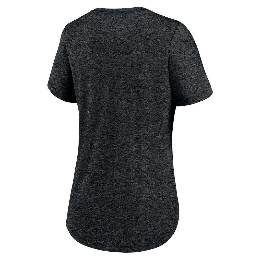 New Orleans Saints Women's Local Fashion Tri-Blend T-Shirt Heather Black | Nike for Sale