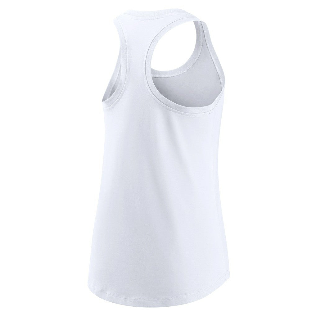 Atlanta Falcons Women's Tri-Blend Scoop Neck Racerback Tank Top White | Nike for Sale