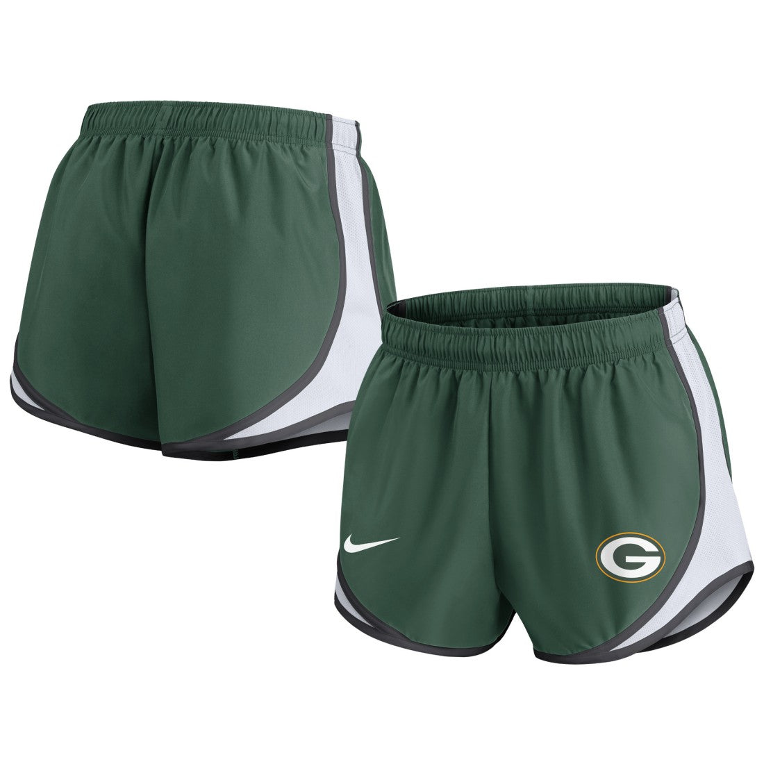 Green Bay Packers Women's Plus Size Tempo Shorts Green | Nike for Sale