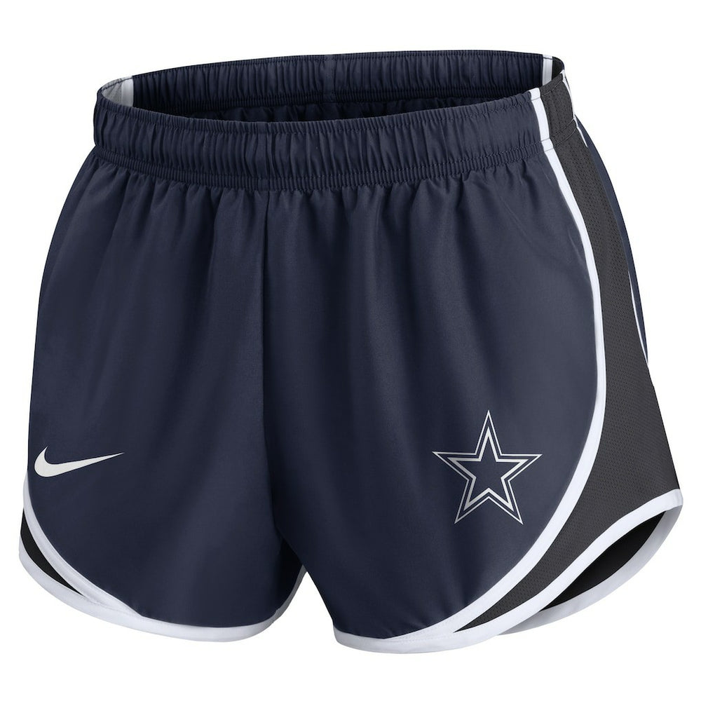 Dallas Cowboys Women's Plus Size Tempo Shorts Navy | Nike for Sale