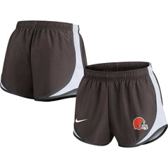 Cleveland Browns Women's Performance Tempo Shorts Brown | Nike for Sale