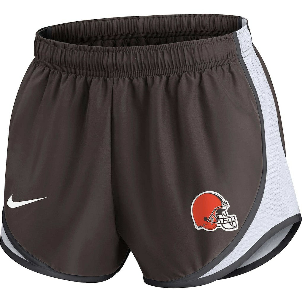 Cleveland Browns Women's Performance Tempo Shorts Brown | Nike for Sale