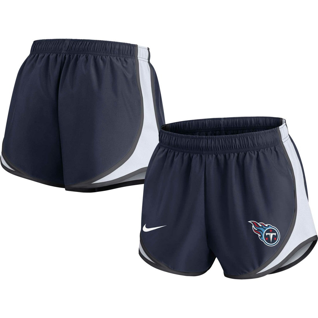 Tennessee Titans Women's Performance Tempo Shorts Navy | Nike for Sale