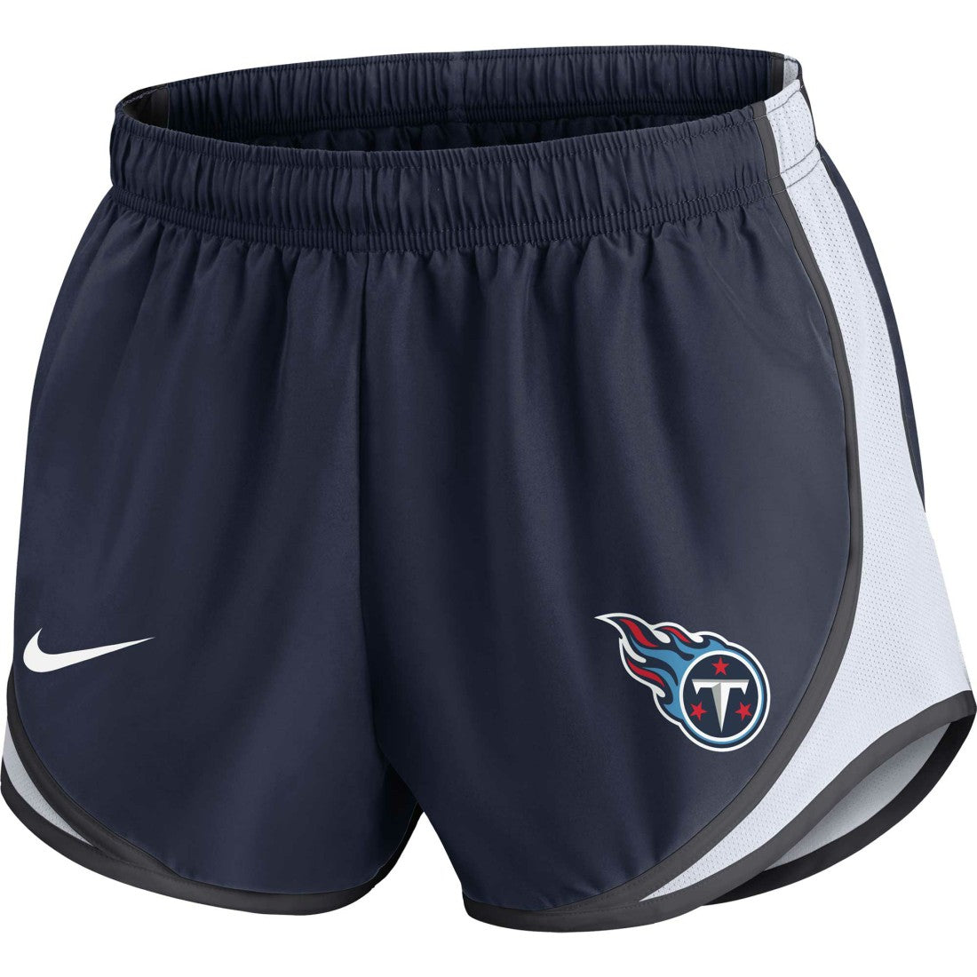 Tennessee Titans Women's Performance Tempo Shorts Navy | Nike for Sale