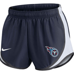 Tennessee Titans Women's Performance Tempo Shorts Navy | Nike for Sale