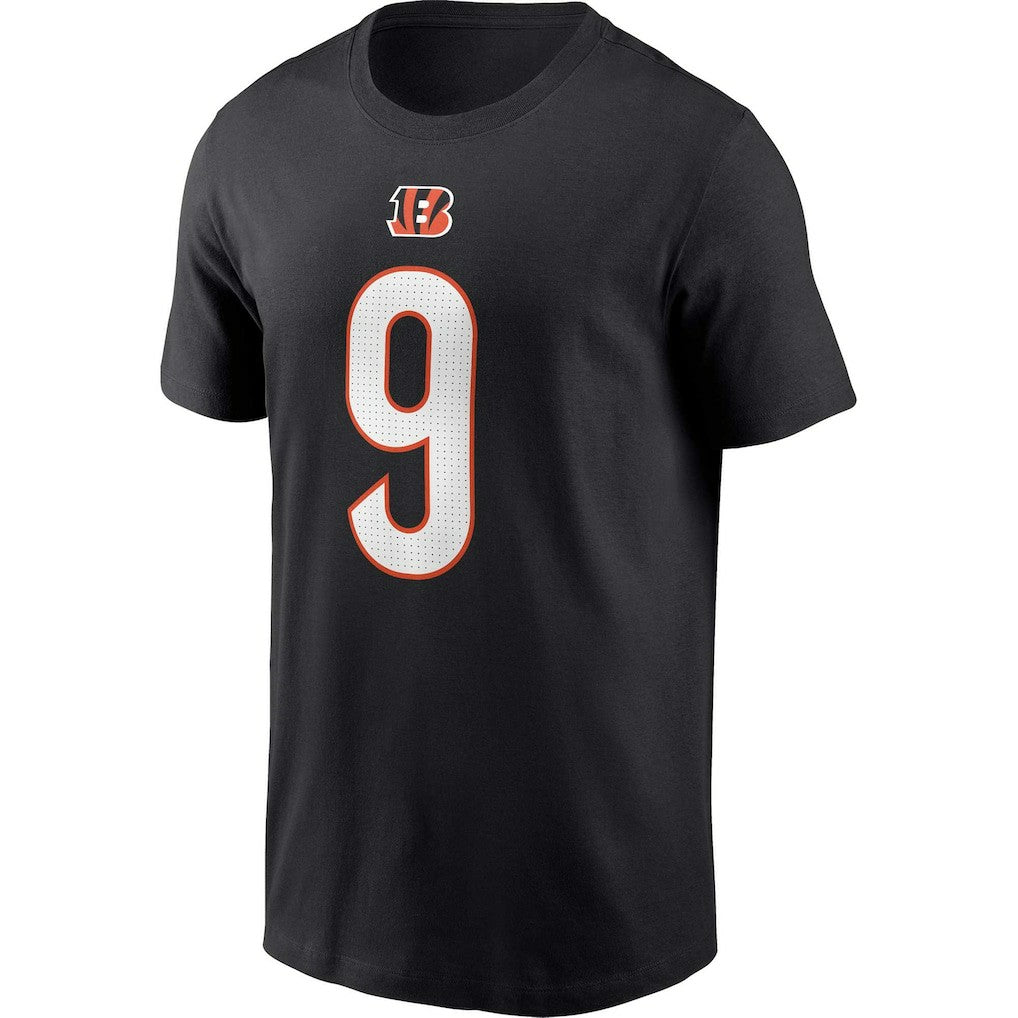 Joe Burrow Cincinnati Bengals Player Name & Number T-Shirt Black | Nike for Sale