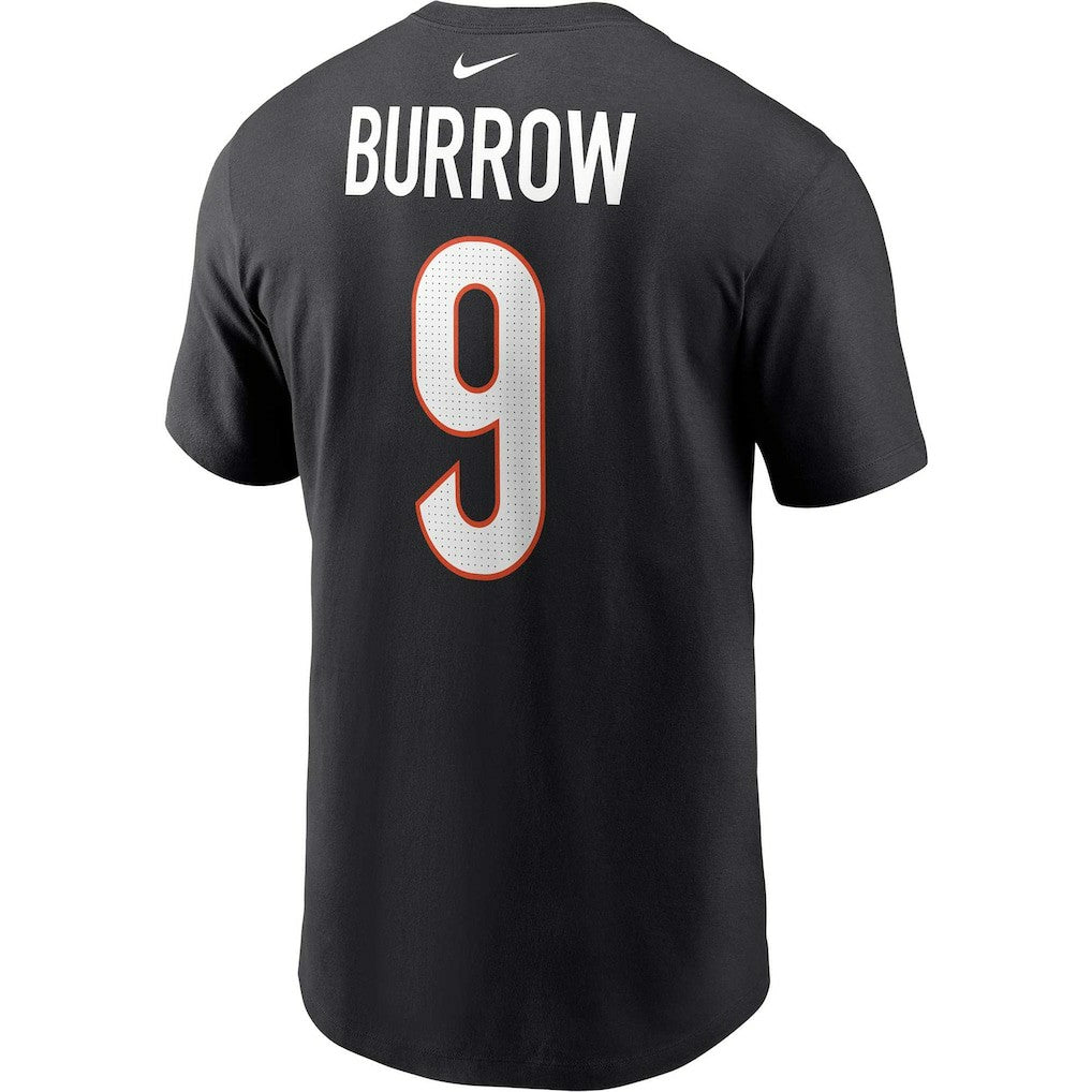Joe Burrow Cincinnati Bengals Player Name & Number T-Shirt Black | Nike for Sale