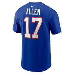 Josh Allen Buffalo Bills Player Name & Number T-Shirt Royal | Nike for Sale
