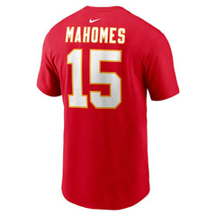 Patrick Mahomes Kansas City Chiefs Player Name & Number T-Shirt Red | Nike for Sale