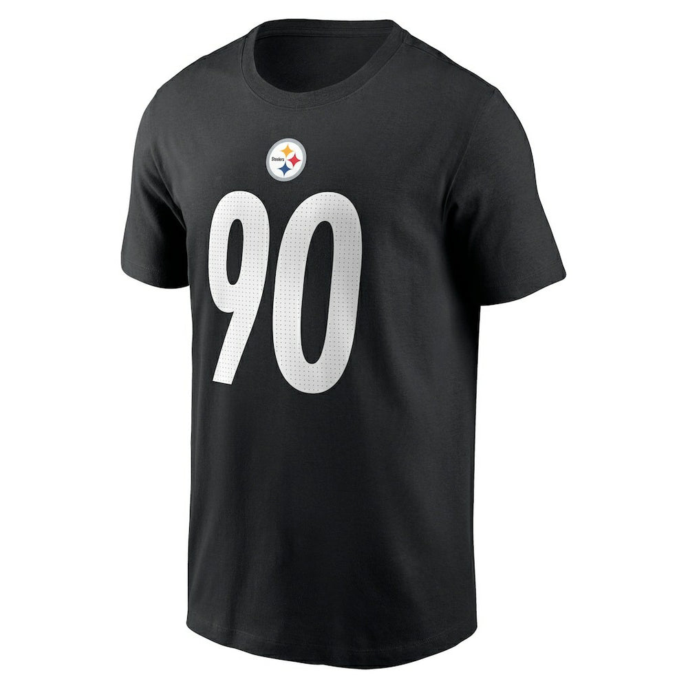 T.J. Watt Pittsburgh Steelers Player Name & Number T-Shirt Black | Nike for Sale
