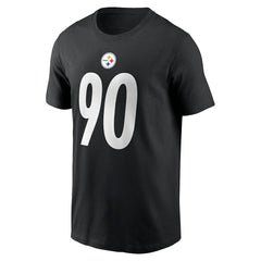 T.J. Watt Pittsburgh Steelers Player Name & Number T-Shirt Black | Nike for Sale