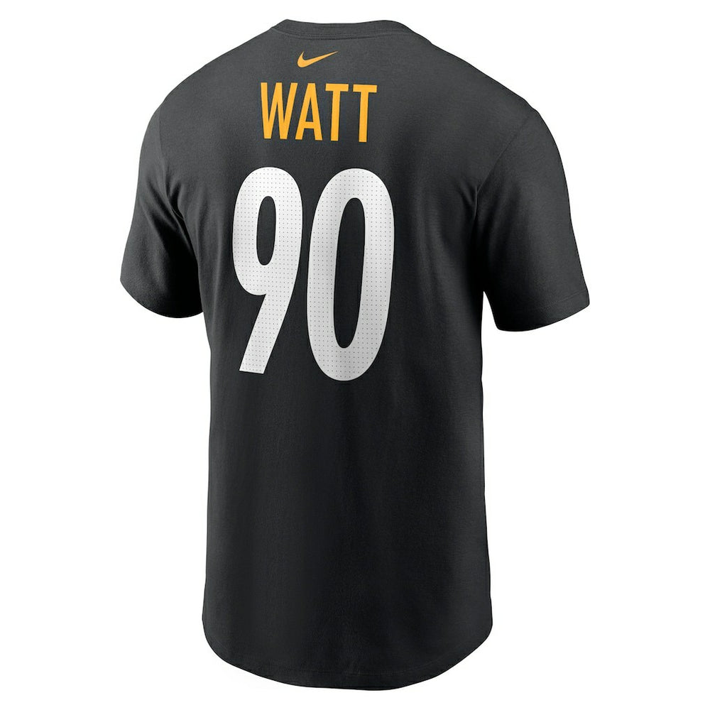 T.J. Watt Pittsburgh Steelers Player Name & Number T-Shirt Black | Nike for Sale