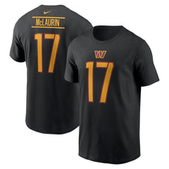 Terry McLaurin Washington Commanders Player Name & Number T-Shirt Black | Nike for Sale