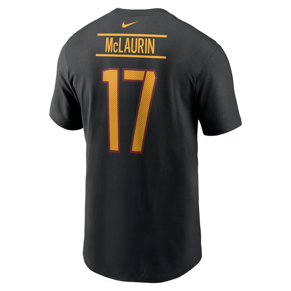Terry McLaurin Washington Commanders Player Name & Number T-Shirt Black | Nike for Sale