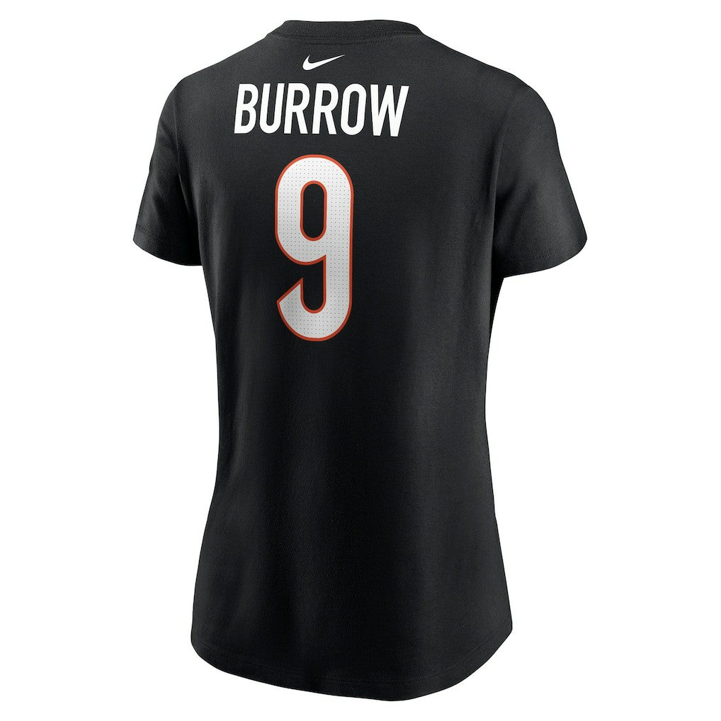 Joe Burrow Cincinnati Bengals Women's Player Name & Number T-Shirt Black | Nike for Sale