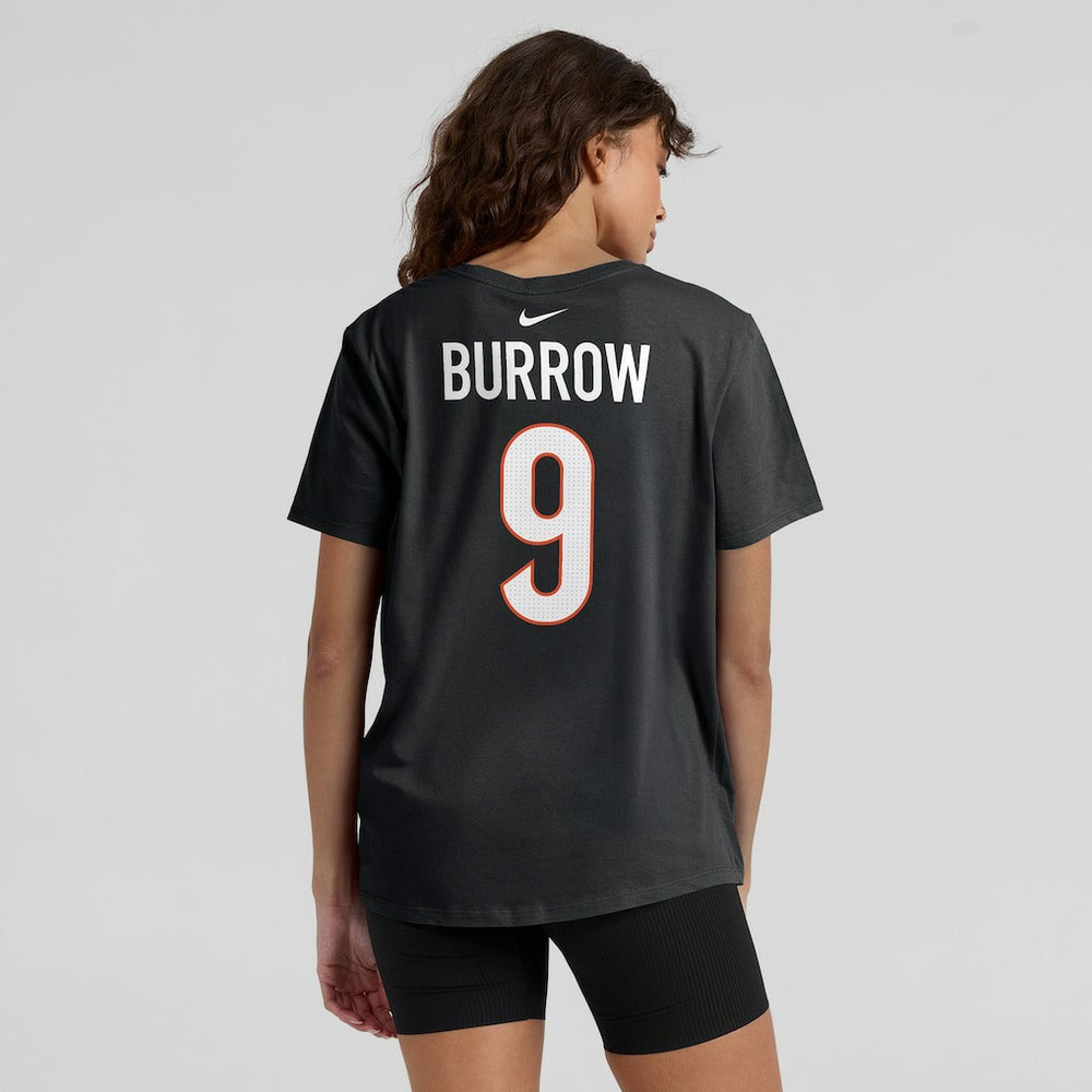Joe Burrow Cincinnati Bengals Women's Player Name & Number T-Shirt Black | Nike for Sale