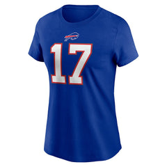 Josh Allen Buffalo Bills Women's Player Name & Number T-Shirt Royal | Nike for Sale