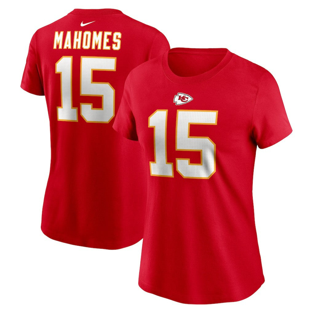 Patrick Mahomes Kansas City Chiefs Women's Player Name & Number T-Shirt Red | Nike for Sale