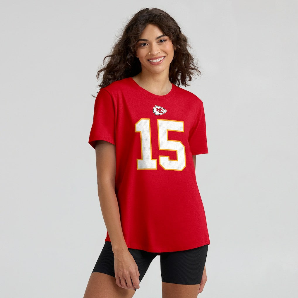 Patrick Mahomes Kansas City Chiefs Women's Player Name & Number T-Shirt Red | Nike for Sale