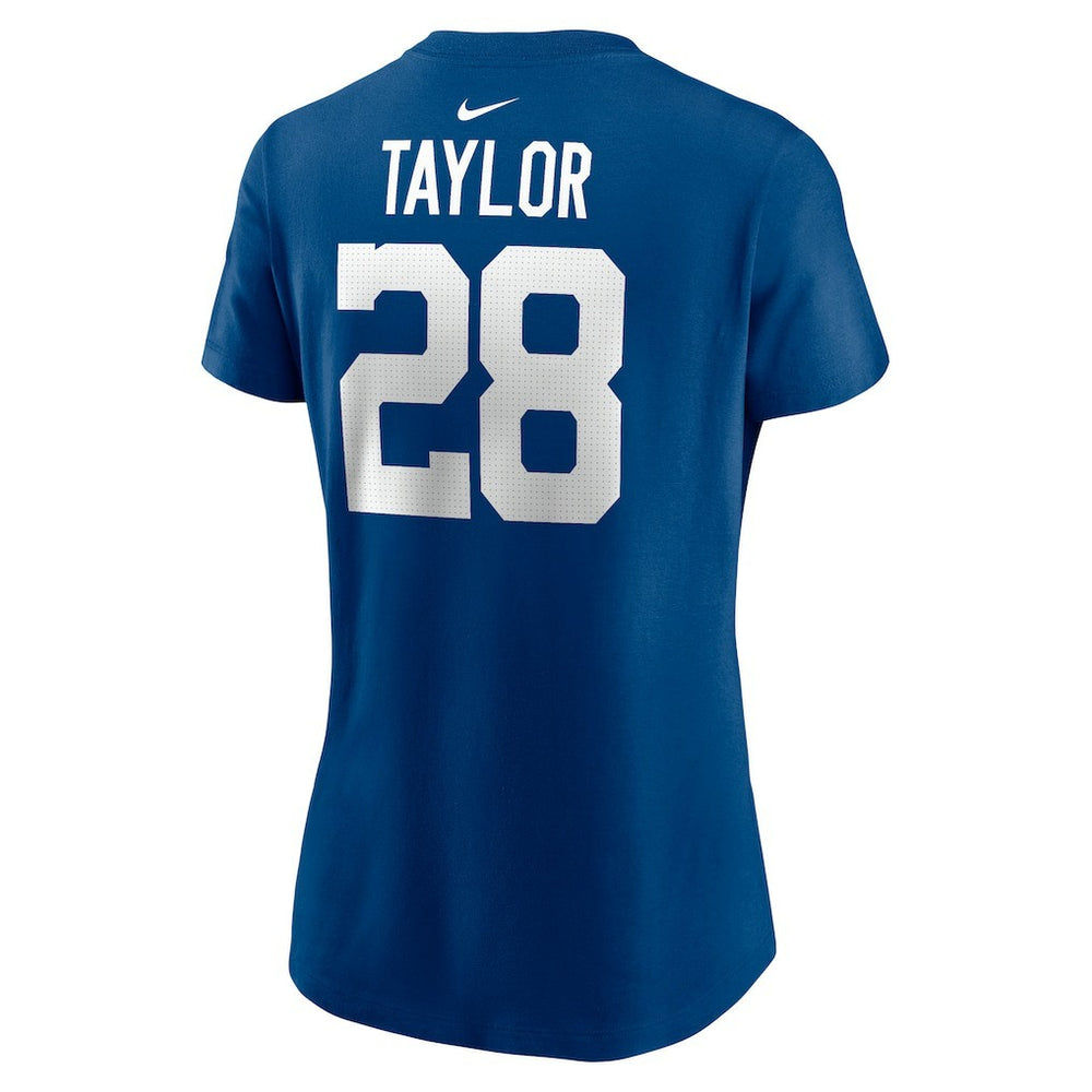 Jonathan Taylor Indianapolis Colts Women's Player Name & Number T-Shirt Royal | Nike for Sale
