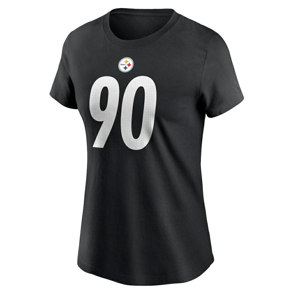 T.J. Watt Pittsburgh Steelers Women's Player Name & Number T-Shirt Black | Nike for Sale