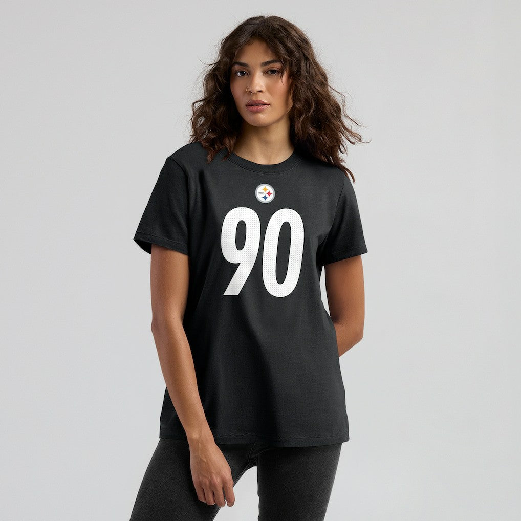 T.J. Watt Pittsburgh Steelers Women's Player Name & Number T-Shirt Black | Nike for Sale