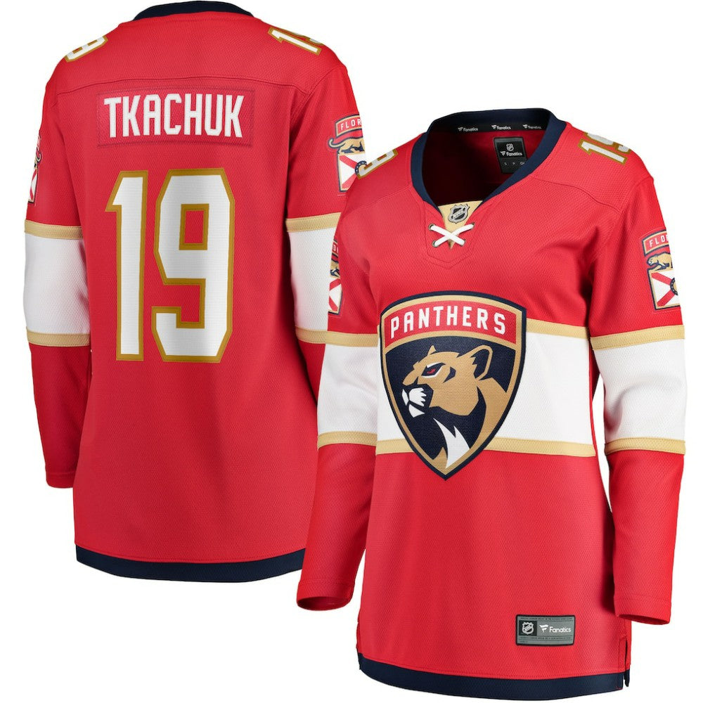 Matthew Tkachuk Florida Panthers Fanatics Women's Home Breakaway Player Jersey - Red - NHL