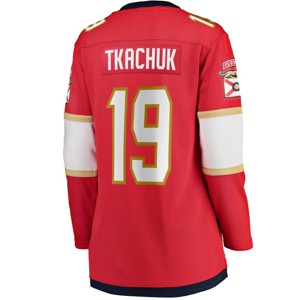 Matthew Tkachuk Florida Panthers Fanatics Women's Home Breakaway Player Jersey - Red - NHL