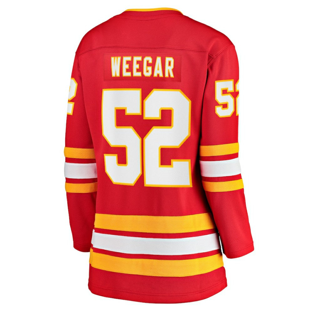 MacKenzie Weegar Calgary Flames Fanatics Women's Home Breakaway Player Jersey - Red - NHL