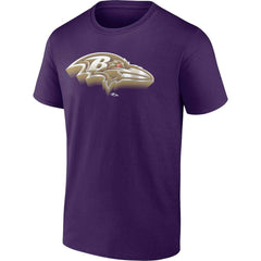 Baltimore Ravens Chrome Dimension T-Shirt Purple | Fanatics