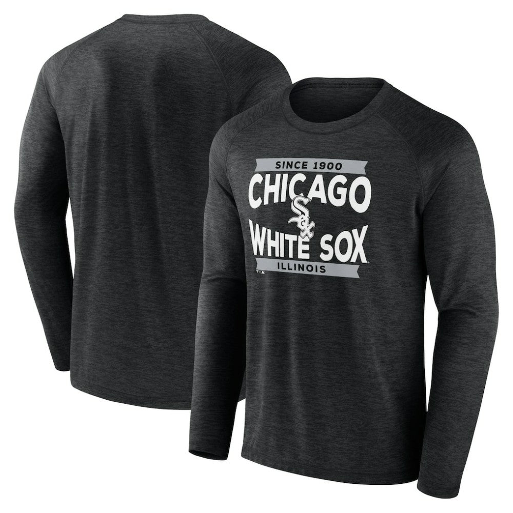 Chicago White Sox Fanatics Heroic Play Raglan Long Sleeve T-Shirt - MLB