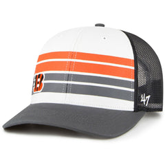 Cincinnati Bengals '47 Youth Cove Trucker Snapback Hat White/Charcoal | 47 brand