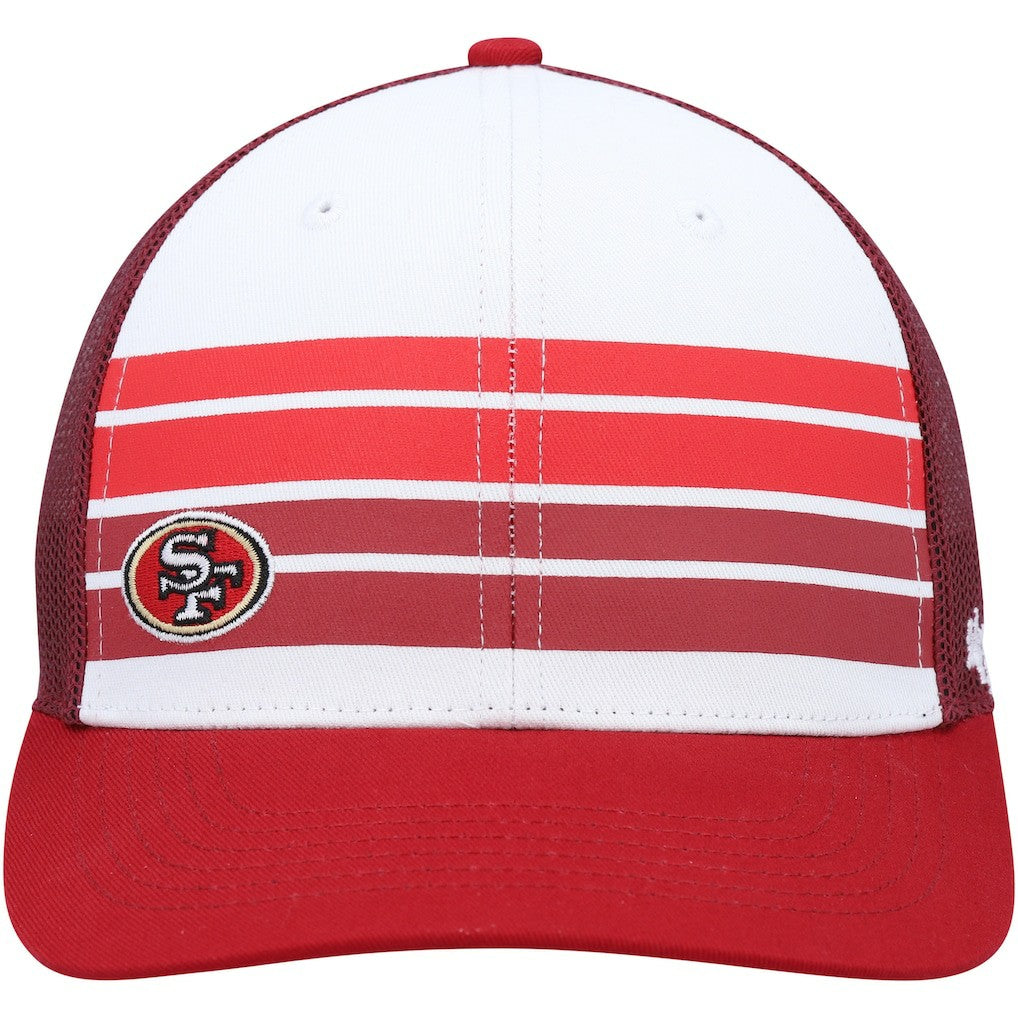 San Francisco 49ers '47 Youth Cove Trucker Snapback Hat White/Scarlet | 47 brand
