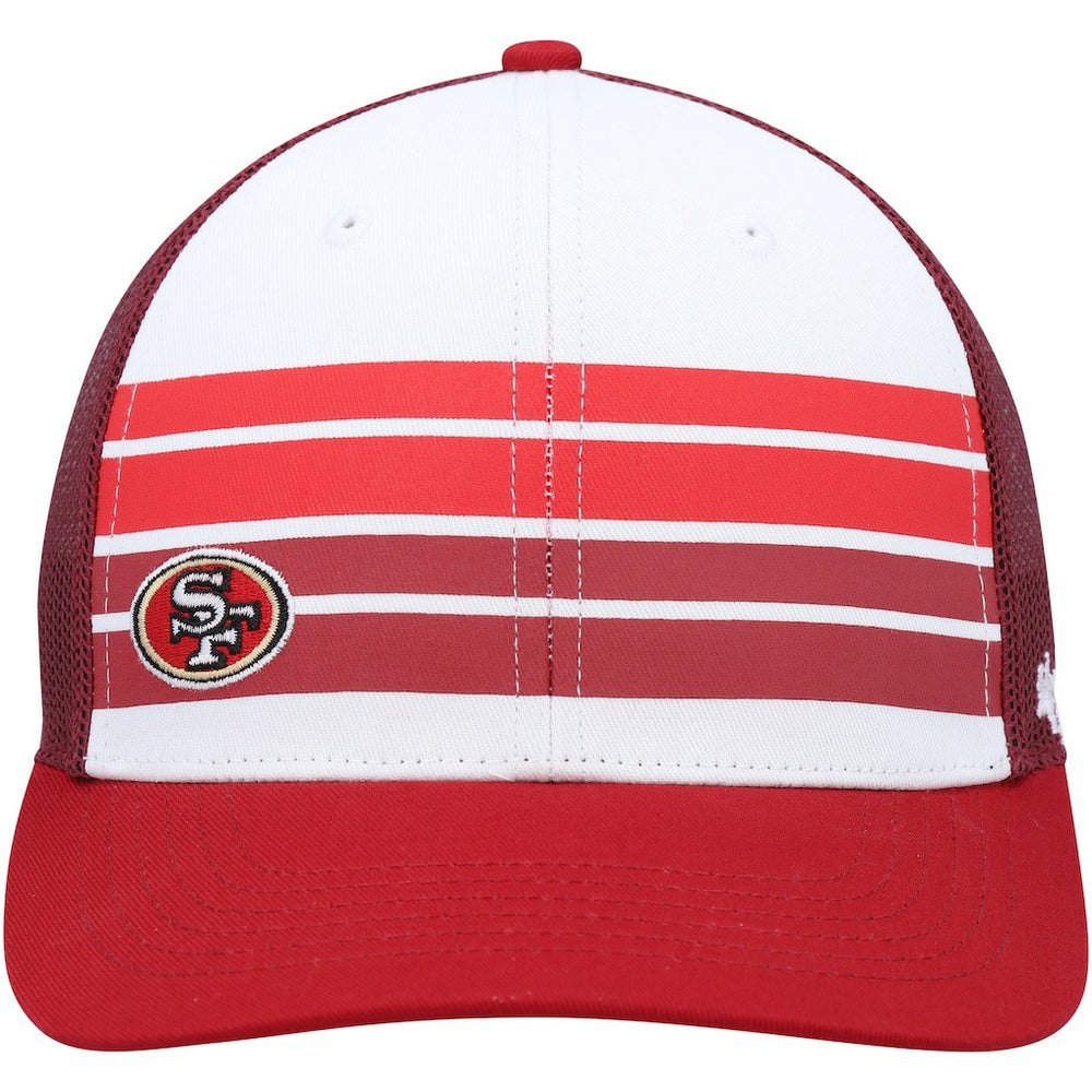 San Francisco 49ers '47 Youth Cove Trucker Snapback Hat White/Scarlet | 47 brand