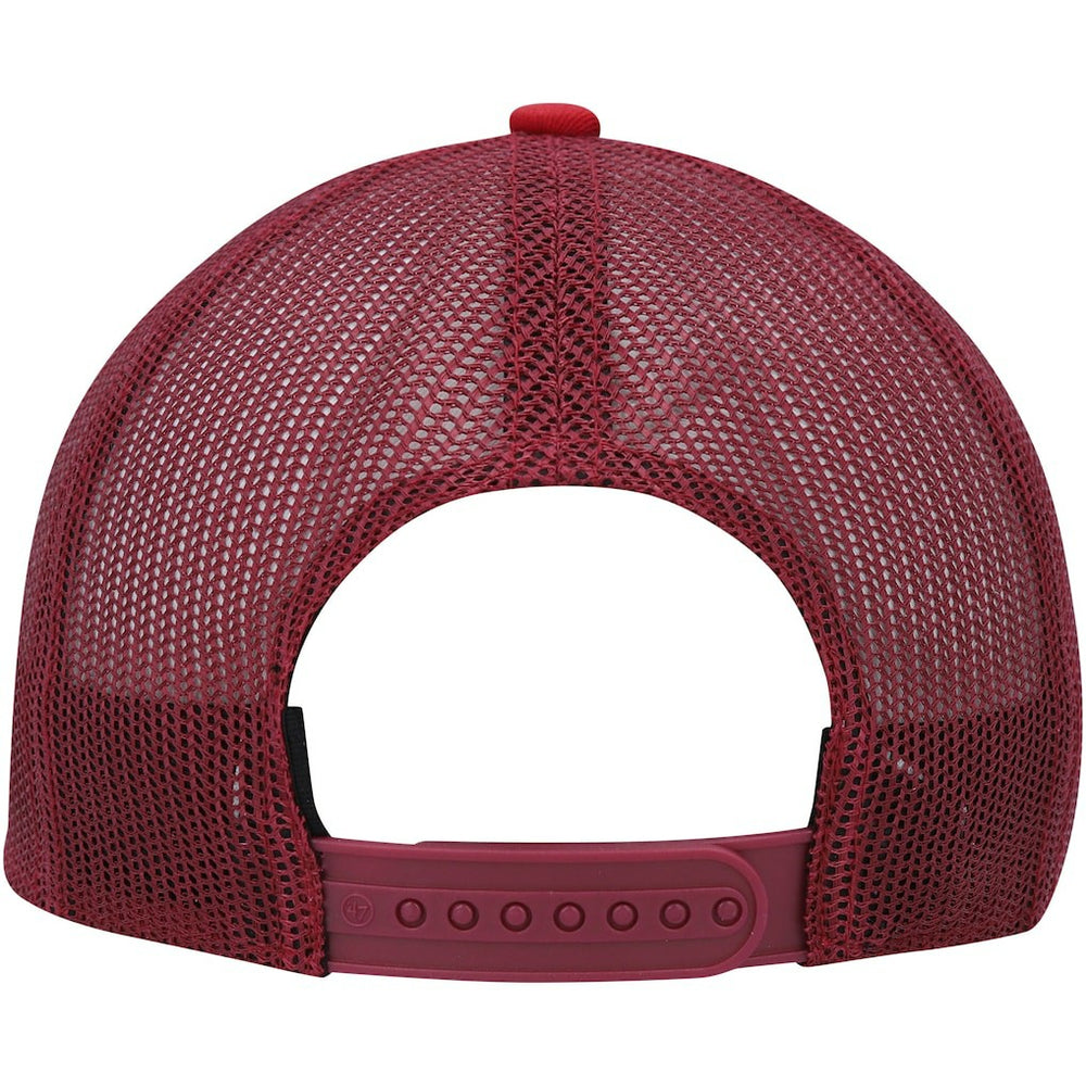 San Francisco 49ers '47 Youth Cove Trucker Snapback Hat White/Scarlet | 47 brand