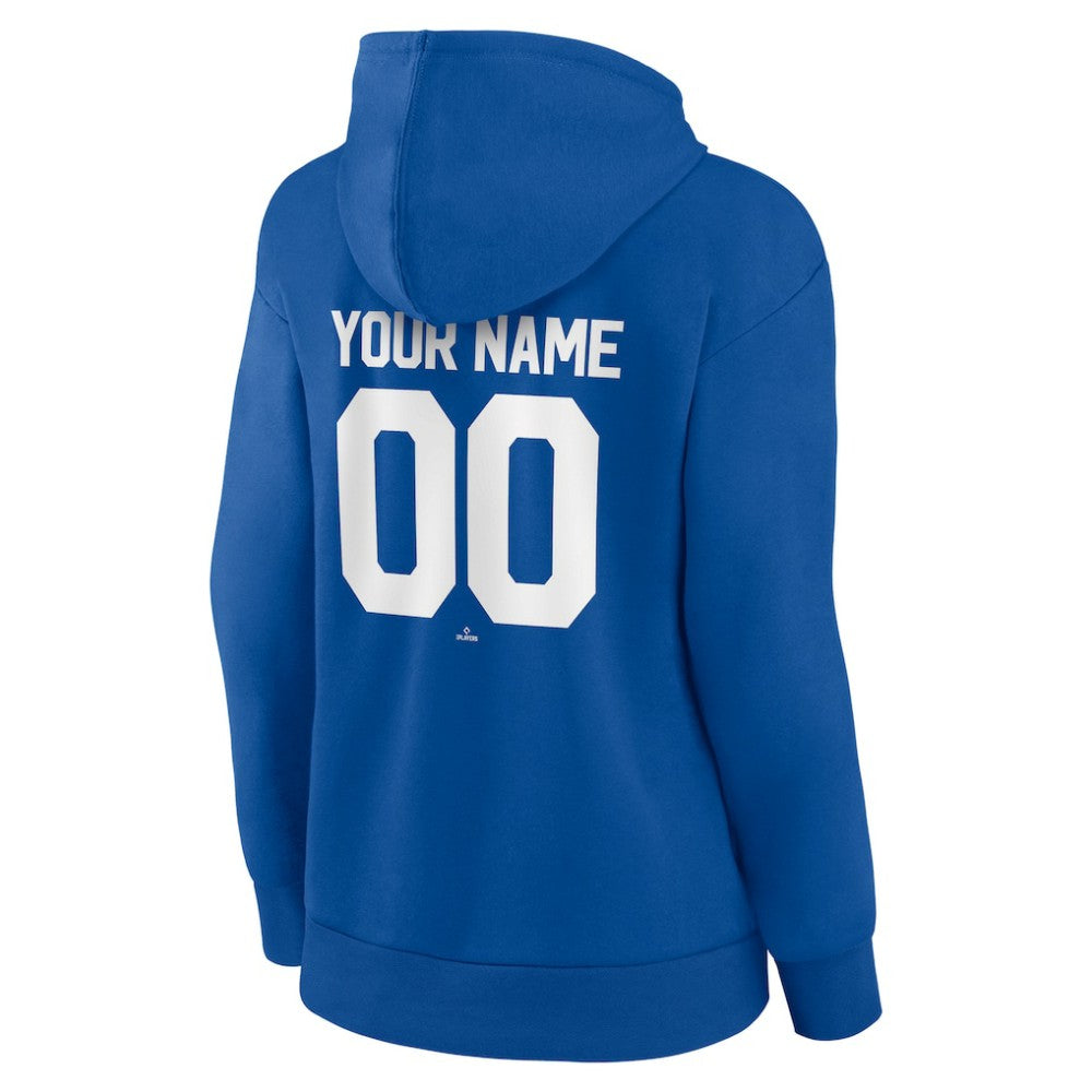 Los Angeles Dodgers Women's Personalized Team Winning Streak Pullover Hoodie - MLB