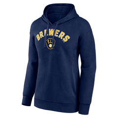 Milwaukee Brewers Women's Personalized Team Winning Streak Pullover Hoodie - MLB