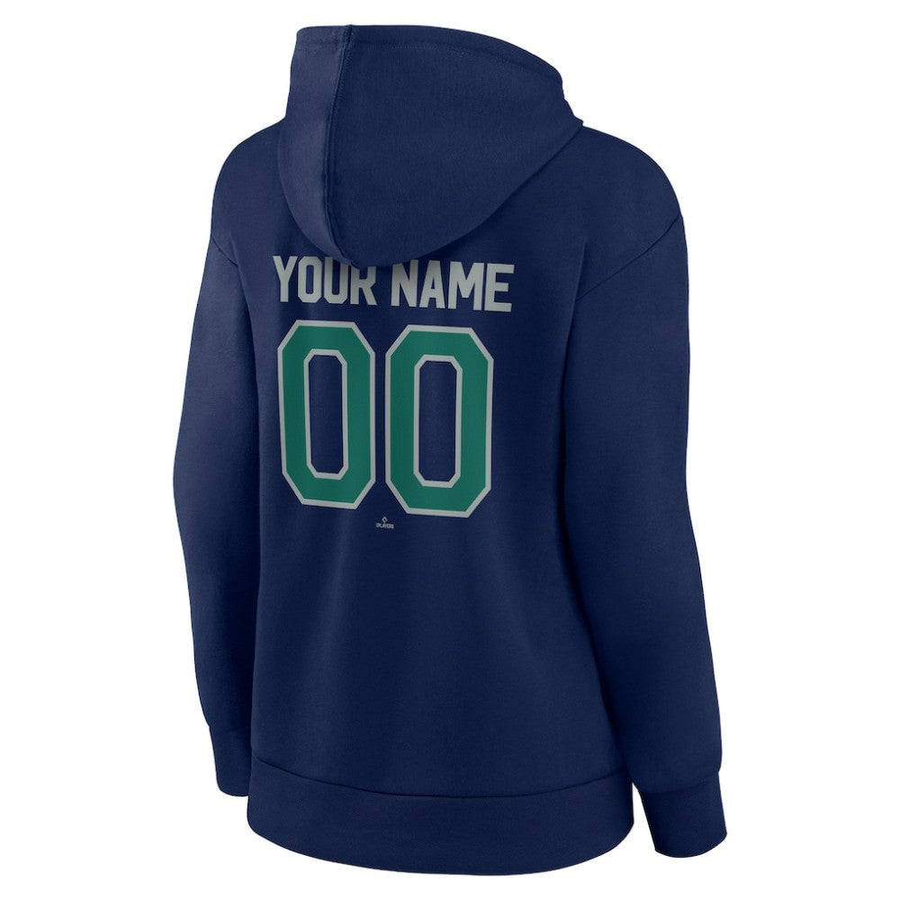 Seattle Mariners Women's Personalized Team Winning Streak Pullover Hoodie - MLB