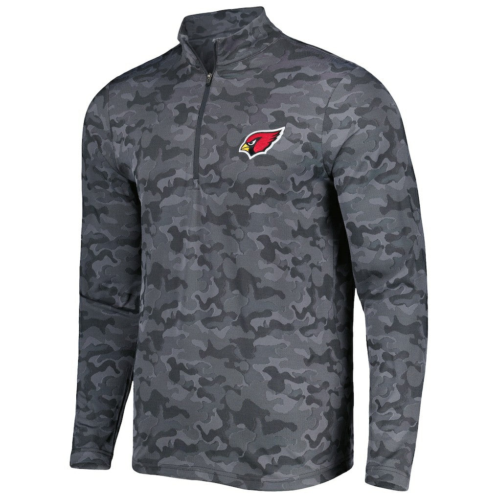 Arizona Cardinals Antigua Brigade Quarter-Zip Sweatshirt Black | NFL