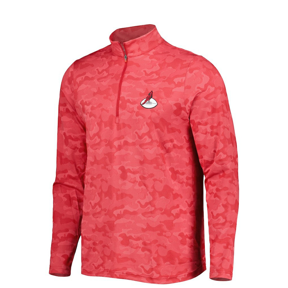 Arizona Cardinals Antigua Brigade Throwback Quarter-Zip Top Red | NFL