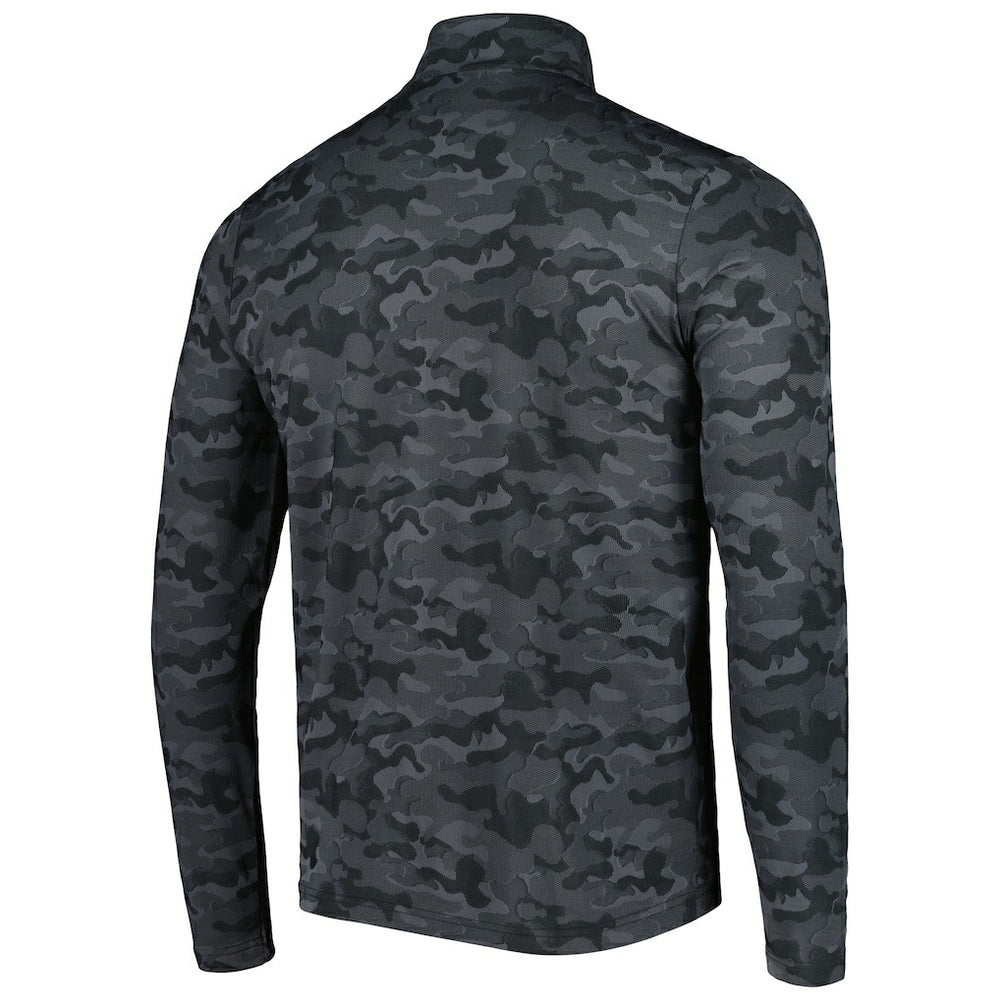 Atlanta Falcons Antigua Brigade Quarter-Zip Sweatshirt Black | NFL