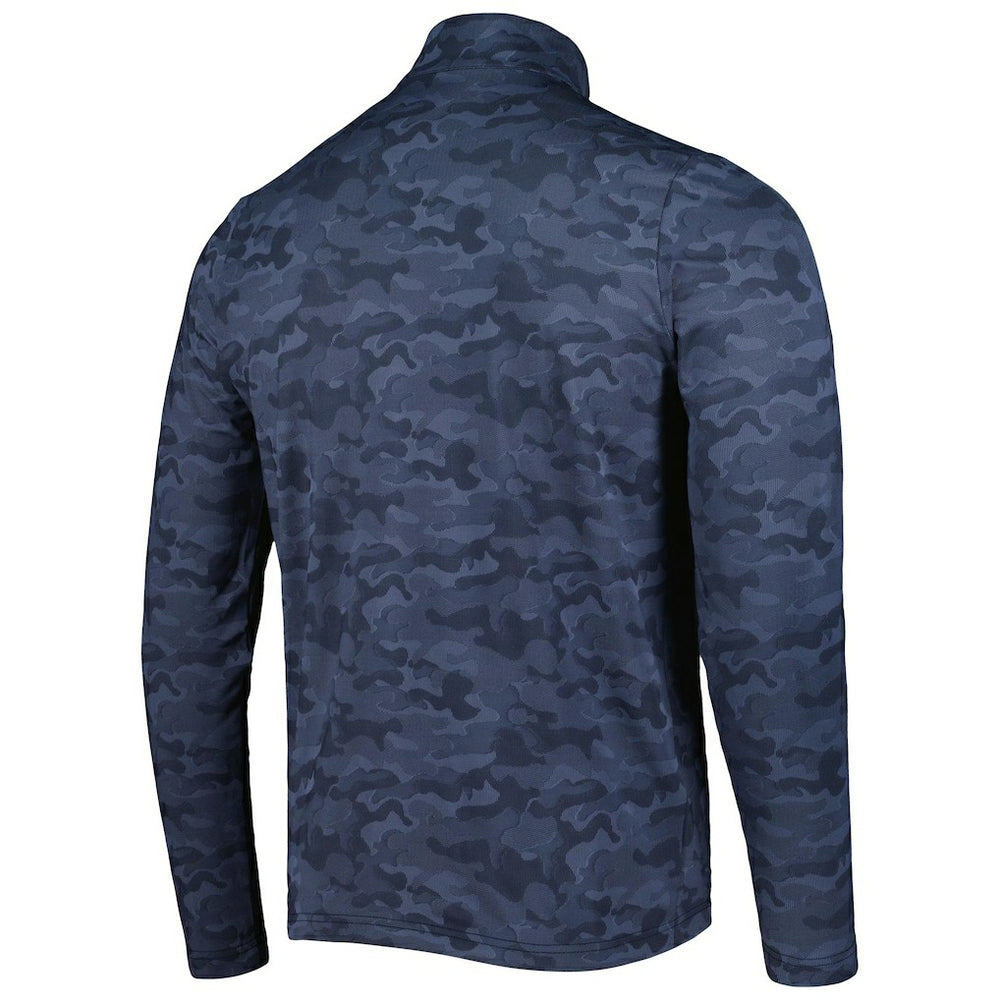 Chicago Bears Antigua Brigade Quarter-Zip Sweatshirt Navy | NFL