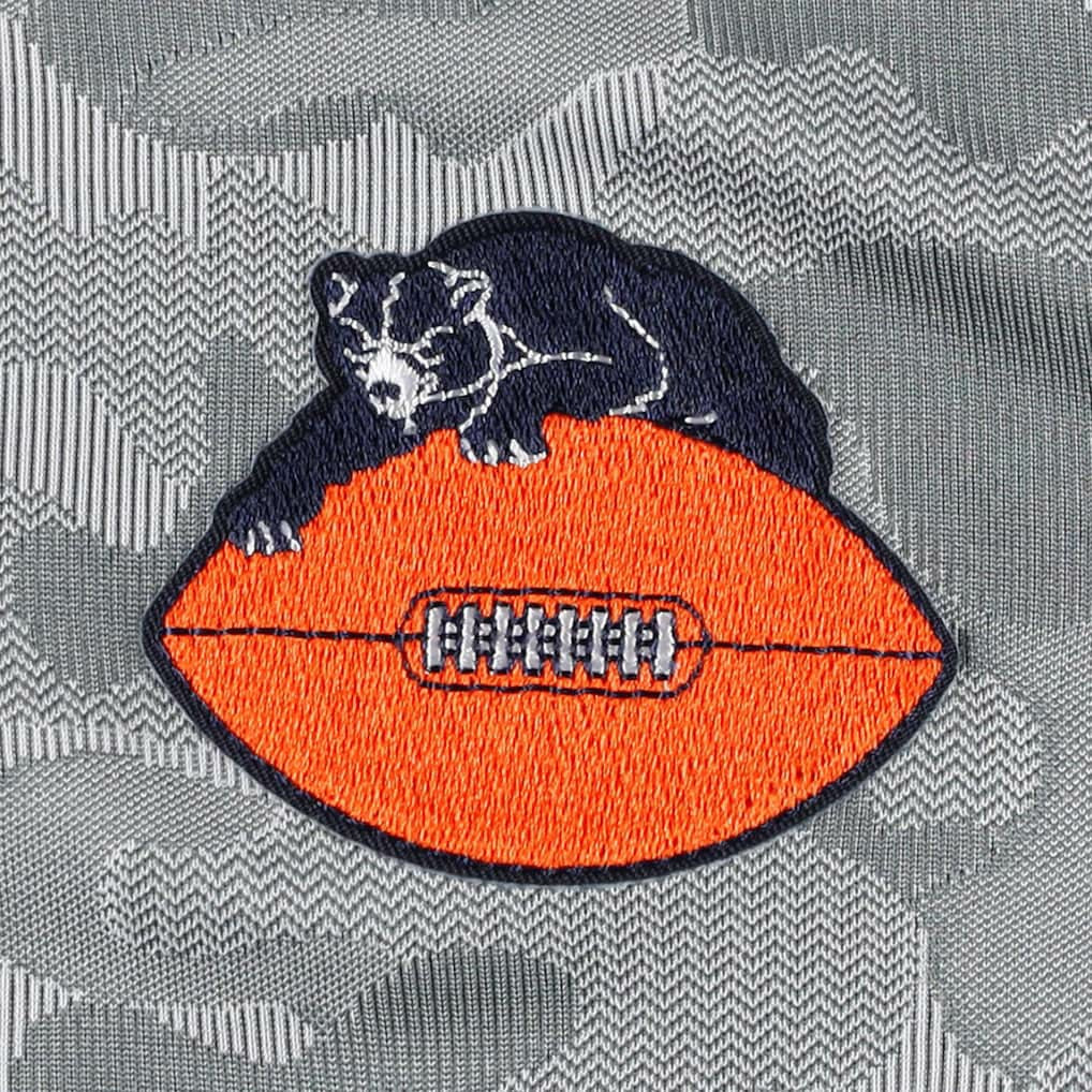 Chicago Bears Antigua Brigade Throwback Quarter-Zip Top Gray | NFL