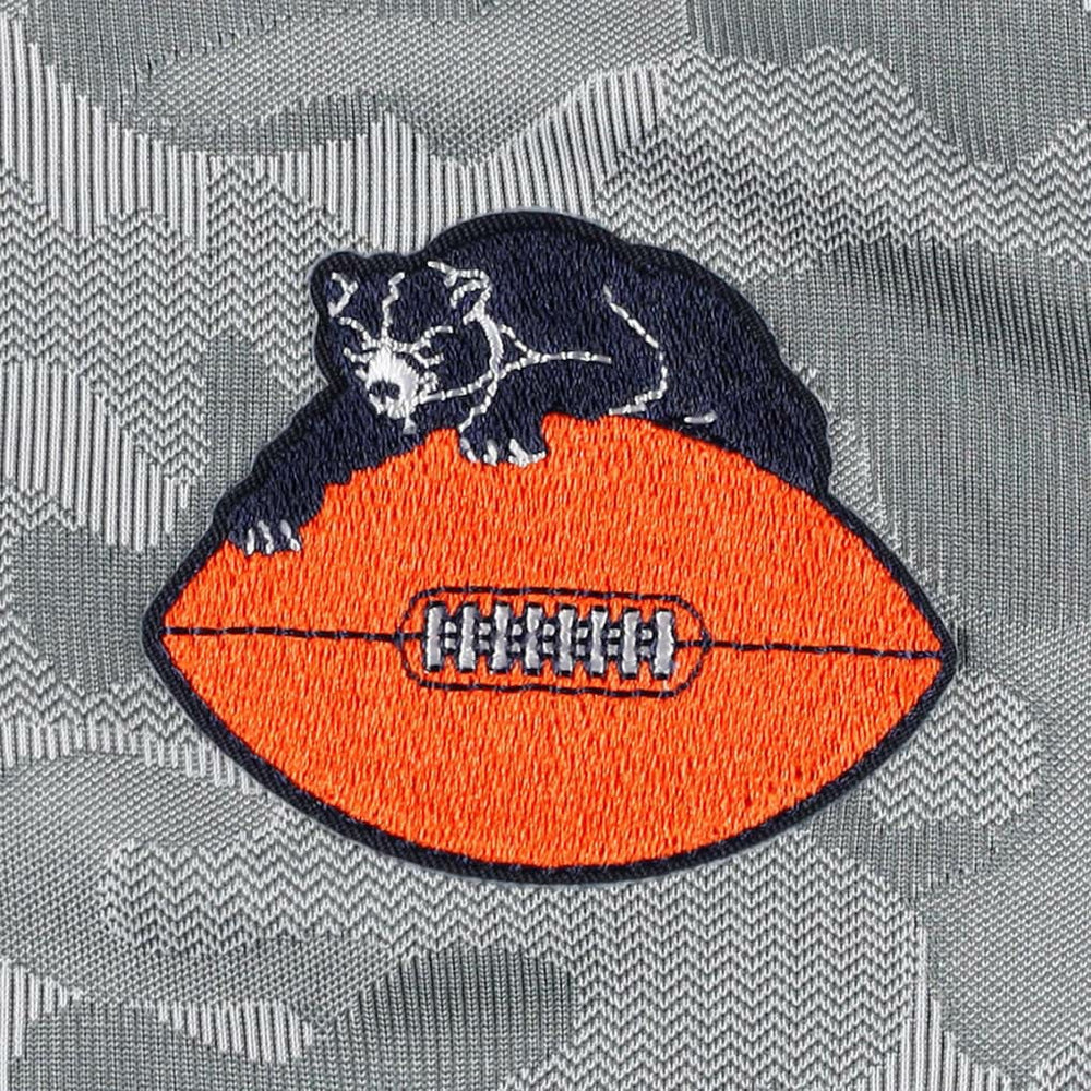 Chicago Bears Antigua Brigade Throwback Quarter-Zip Top Gray | NFL