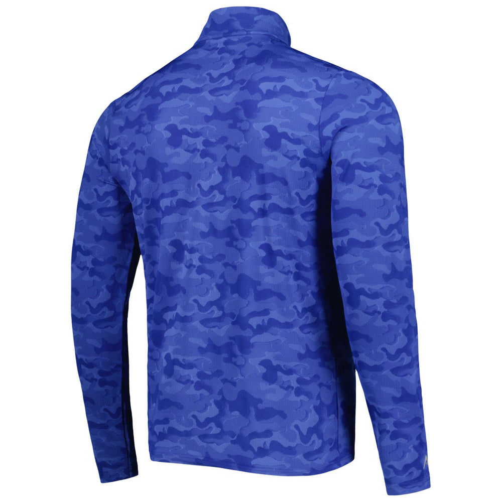 Denver Broncos Antigua Brigade Throwback Quarter-Zip Top Royal | NFL