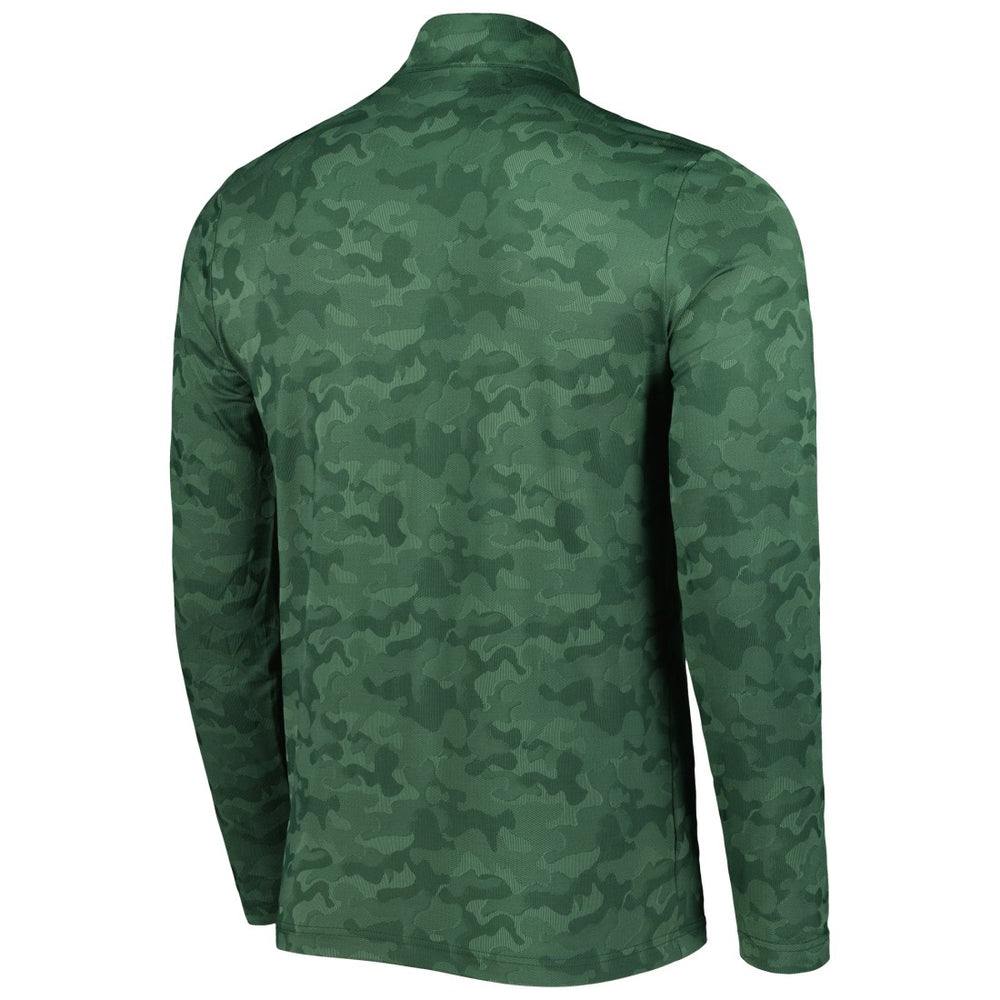 Green Bay Packers Antigua Brigade Quarter-Zip Sweatshirt Green | NFL