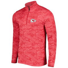 Kansas City Chiefs Antigua Brigade Quarter-Zip Sweatshirt Red | NFL
