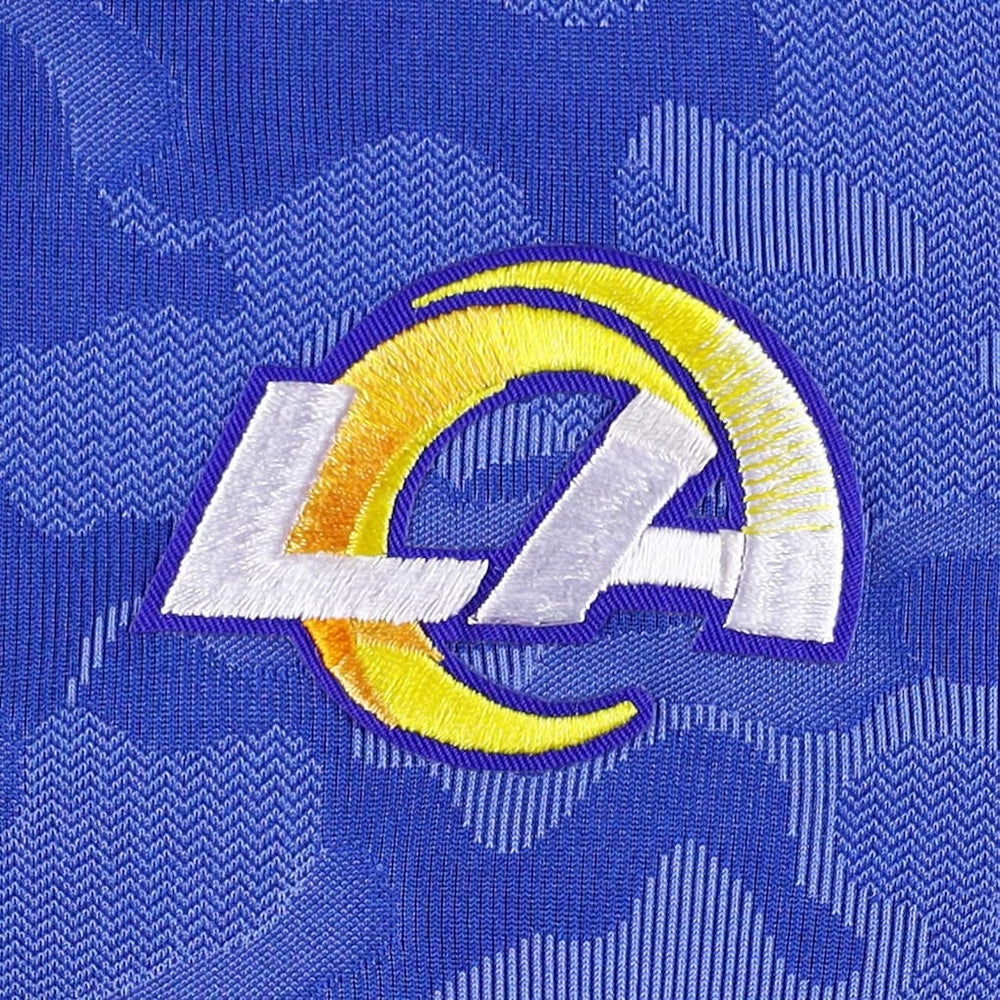 Los Angeles Rams Antigua Brigade Quarter-Zip Sweatshirt Royal | NFL